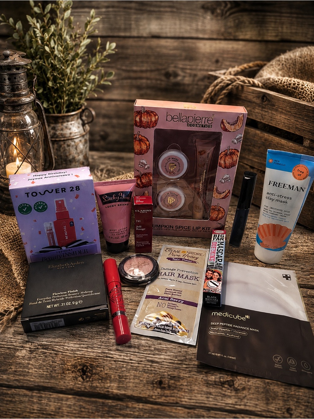 12 Piece Beauty Bundle - Makeup, Skincare and Haircare ($228 Value)